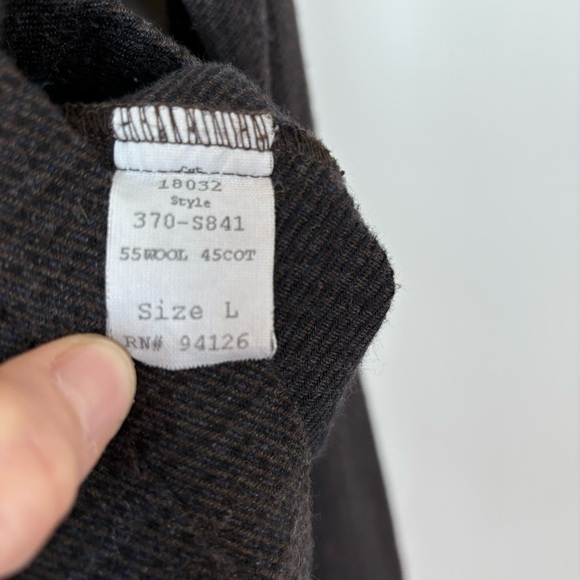 CP Shades Sausalito Vintage Wool Blend Button Down Shacket Top Size L - Picture 4 of 8